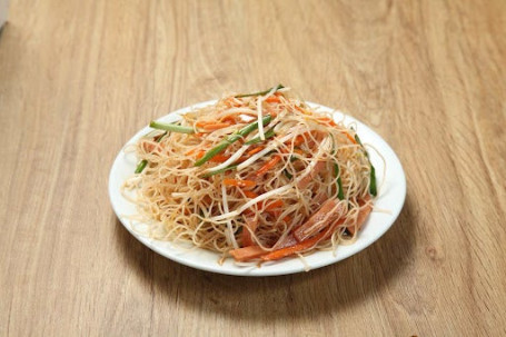 Huǒ Tuǐ Chǎo Mǐ Fěn Fried Rice Noodles With Ham