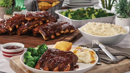 Complete Baby Back Ribs Package For 10 With Coca-Cola Drink