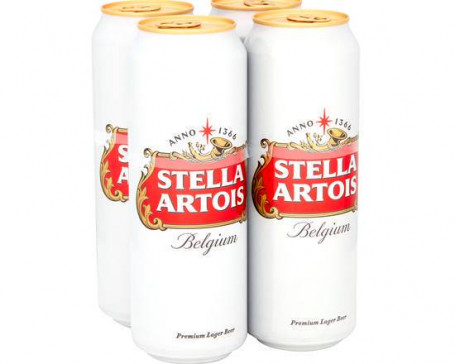 Stella Artois 4.8% (4 Pk) Pint (4X568 Ml)