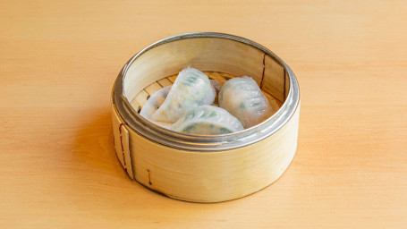 Prawn Dumpling with Chives xiān xiā jiǔ cài jiǎo