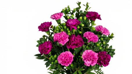 Pump Up The Purple Carnation Bouquet