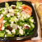 Large Greek Salad W/ Side Dressing Garlic Roll