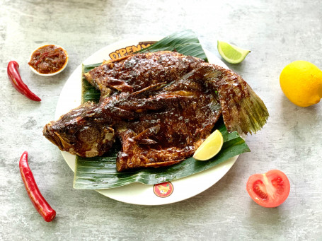 Grilled Whole Fish With Special Indonesian Sweet Sauce
