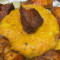 Mofongo W Fried Pork (Carne Frita)
