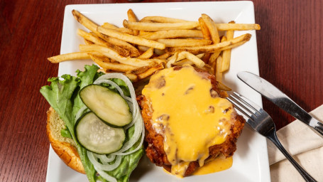 Double Decker Crispy Beer-Battered Chicken Melt