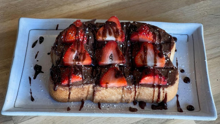 Nutella Strawberry Thick Toast