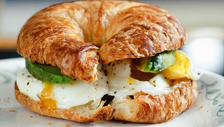 Avocado, Egg Cheese Breakfast Sandwich