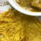 Roti Jala With Chicken Curry Sauce