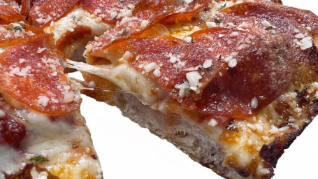 Gluten-Free Sicilian Pepperoni Pizza