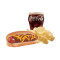 Chili Cheese Dog Combo (2 Hot Dogs Combo)