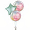 Happy Birthday Balloon Bouquet -3Ct Pastel Color