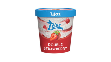 Blue Bunny Double Strawberry