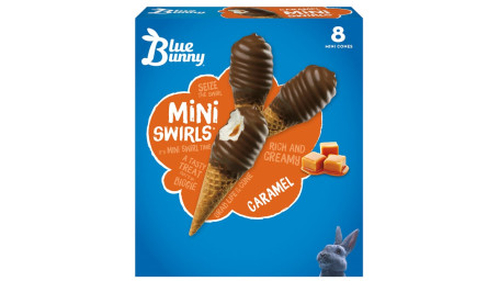 Blue Bunny Caramel Mini Swirls