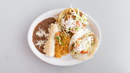 13. 3 Tacos Soft Or Hard Shell Beef Or Chicken