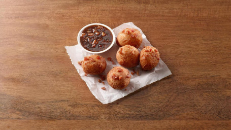 Donut Holes With Maple Bacon Glaze