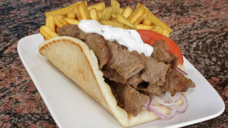 #2. Gyro With Fries