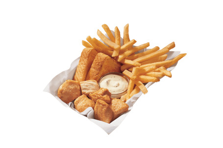 Rotisserie Style Chicken Bites Basket 8Pc