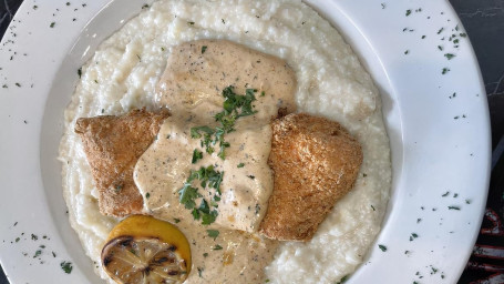 6. Encore Salmon Grits