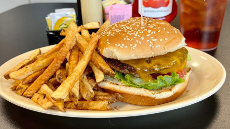 Cheeseburger Home-Cut Fries