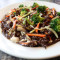 Steamed Buckwheat Noodles With Vegetables And Tofu In A Ginger Sauce