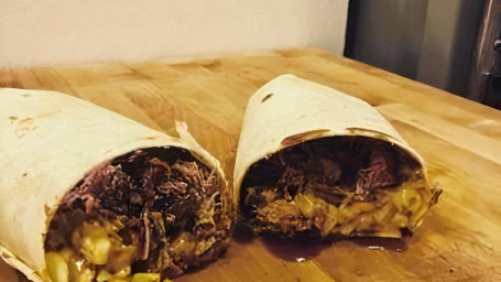 Brisket Mac Burrito