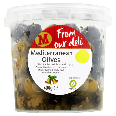 M Oală Cu Măsline Mediteraneene 400G