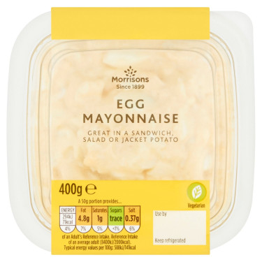 Morrisons Egg Mayonnaise 400G