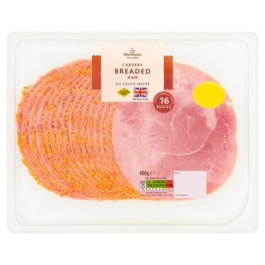 Morrisons Pieczona Szynka Panierowana 400G