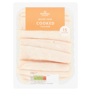 Morrisons Wafer Thin Cooked Chicken 170G