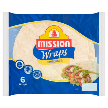 Mission Deli 6 Gewone Tortilla Wraps