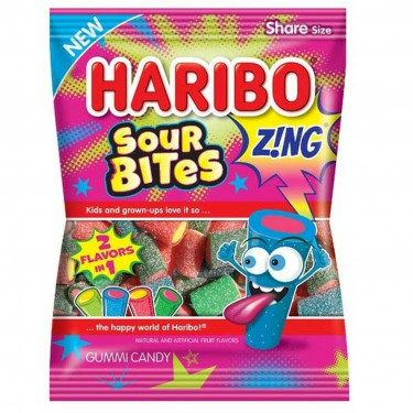 Haribo Zing Sour Bites (127Gms)