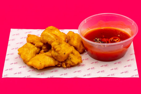 Chunky Chicken Balls And Sweet And Sour Sauce (9Pcs)