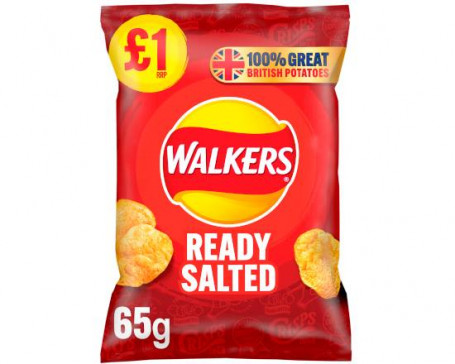 Walkers Ready Salted Crisps 65G