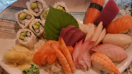 Sushi, Sashimi And Roll Plate