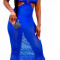 Sexy Royal Blue Maxi