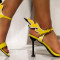 Yellow Flamed Inferno Stiletto