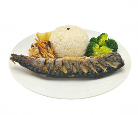 Pan Fried Mackerel With Rice