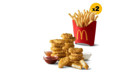 20 Pc. Chicken Mcnuggets 2 Medium Fries