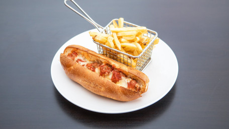 Meatball Sub And Chips