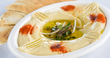 41. Hommous Topped With Olive Oil