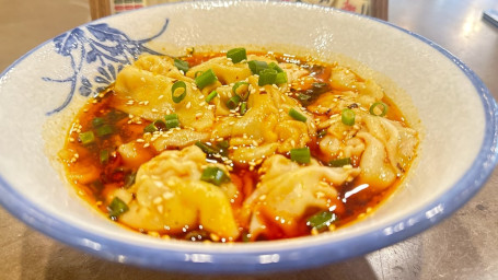 Wonton With Spicy Chili Sauce Hóng Yóu Chāo Shǒu