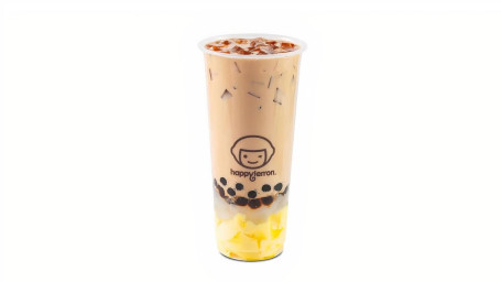 Boba Milk Tea With Pudding Lychee Jelly Dà Mǎn Guàn Nǎi Chá