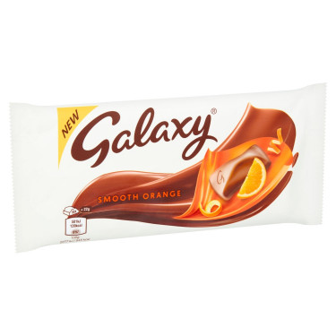 Galaxy Gladde Sinaasappel Chocoladereep 110G