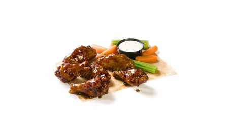 6 Bourbon Bbq Traditional Wings