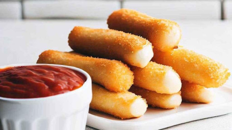 Side Mozzarella Cheese Sticks (6 Pcs) W/ Marinara Dipping Sauce