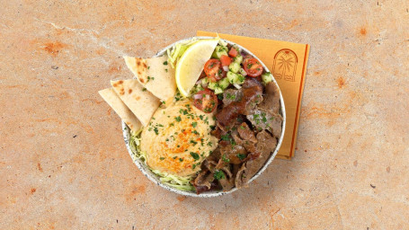 Beef And Lamb Gyro Hummus Bowl