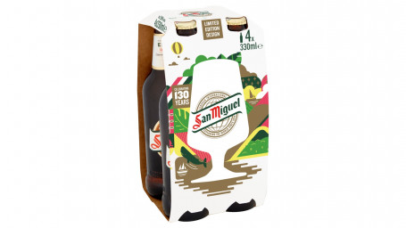 San Miguel Premium Lager Beer 4 X 330Ml