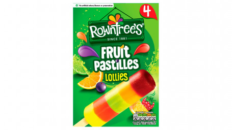 Rowntrees Pastille Cu Fructe Acadele 4 X 65Ml