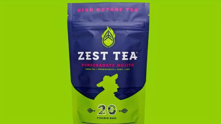 Zest Tea Pomegranate Mojito Green Tea