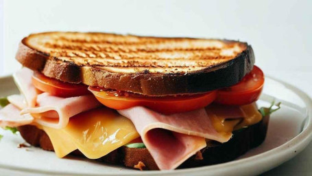 Ham Tomato Grilled Cheese